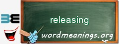 WordMeaning blackboard for releasing